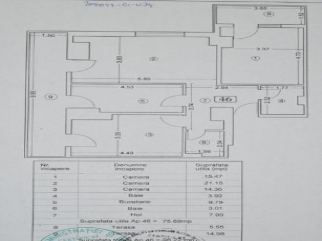 Bratianu,Constanta,Constanta,Romania,2 Bedrooms Bedrooms,3 Rooms Rooms,2 BathroomsBathrooms,Apartament 3 camere,2024