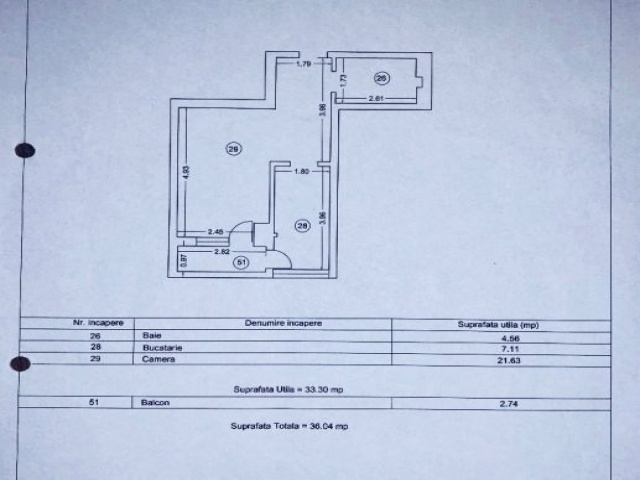 Tomis Nord,Constanta,Constanta,Romania,1 Bedroom Bedrooms,2 Rooms Rooms,1 BathroomBathrooms,Garsoniera,5,2047