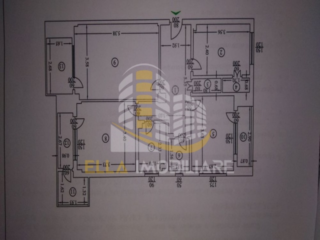 Zona Bazar, Botosani, Botosani, Romania, 2 Bedrooms Bedrooms, 3 Rooms Rooms,1 BathroomBathrooms,Apartament 3 camere,De vanzare,2958