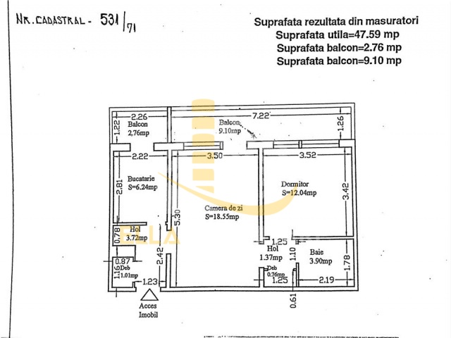 Mamaia Nord, Constanta, Constanta, Romania, 1 Bedroom Bedrooms, 2 Rooms Rooms,1 BathroomBathrooms,Apartament 2 camere,De vanzare,8,3079