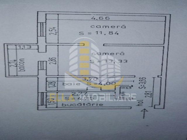 Tomis Nord, Constanta, Constanta, Romania, 1 Bedroom Bedrooms, 2 Rooms Rooms,1 BathroomBathrooms,Apartament 2 camere,De vanzare,2,3131