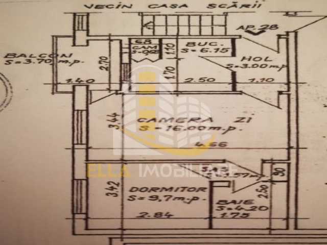 Inel I, Constanta, Constanta, Romania, 1 Bedroom Bedrooms, 2 Rooms Rooms,1 BathroomBathrooms,Apartament 2 camere,De vanzare,1,3668